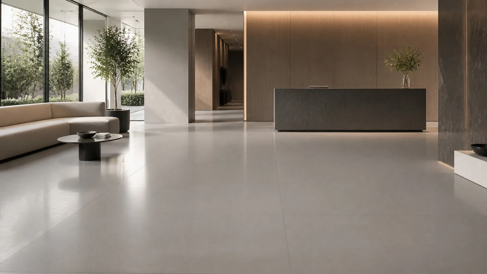 Grey Urban Gray Fine Mineral Pattern Recycled Marble Sintered Stone Slabs for Office Lobby Floors thumbnail 5