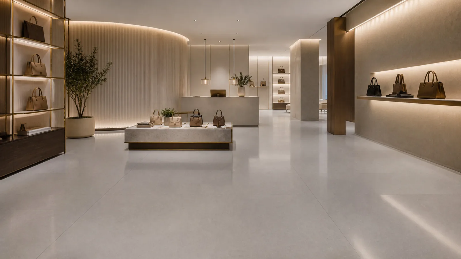 Grey Concrete Gray Fine Speckle Pattern Recycled Marble Sintered Stone Slabs for Retail Floors thumbnail 4