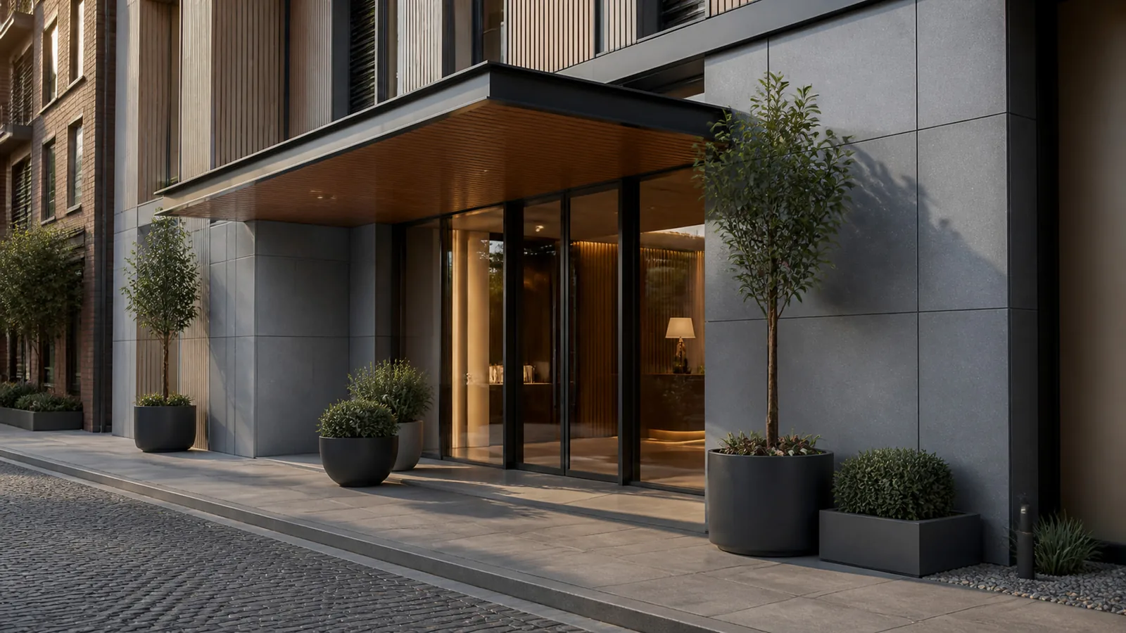 Grey Slate Gray Subtle Micro-Speckled Sintered Stone Slab for Exterior Walls thumbnail 4