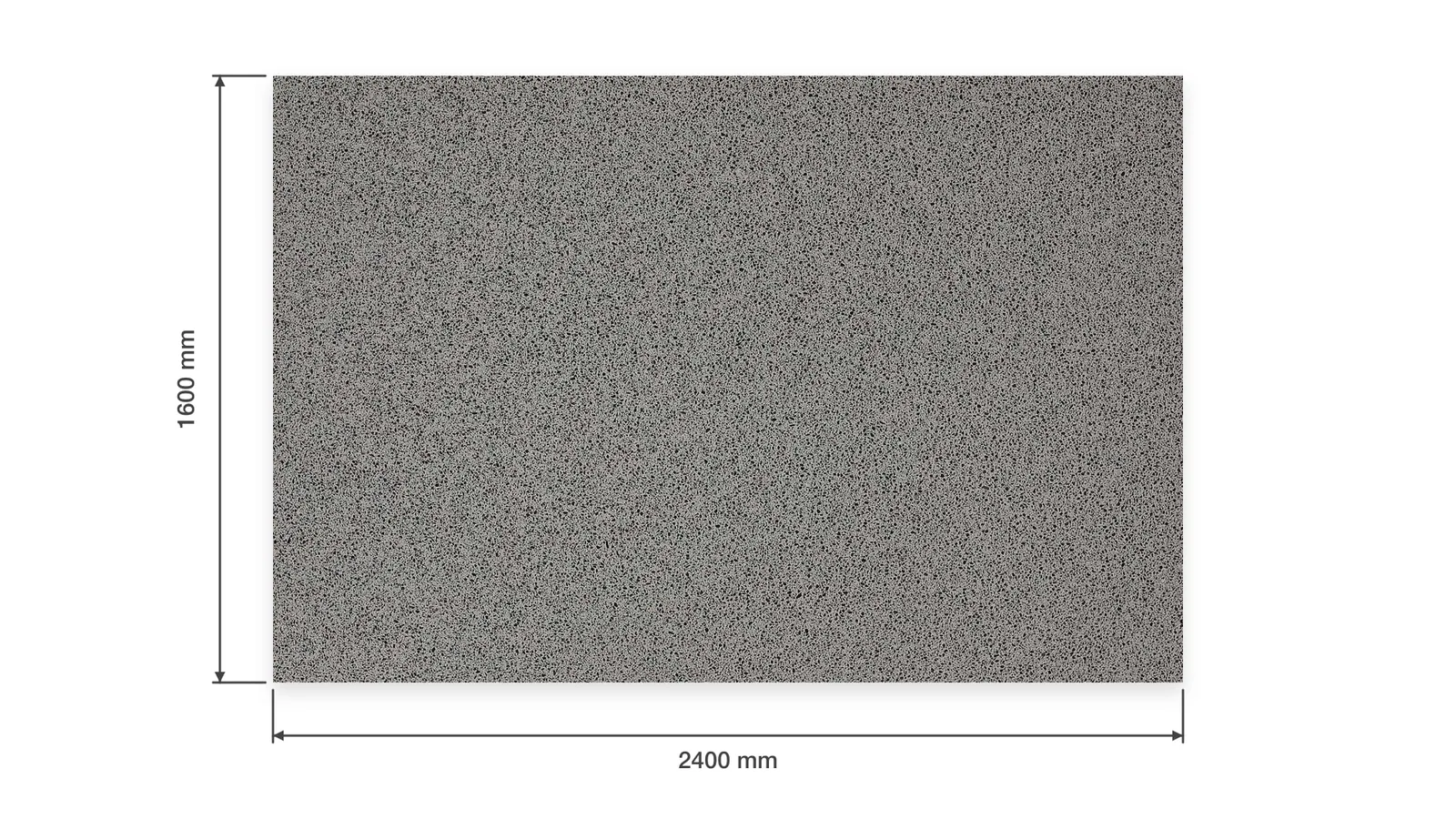 Black Graphite Dense Micro-Speckled Sintered Stone Slab for Exterior Walls thumbnail 2