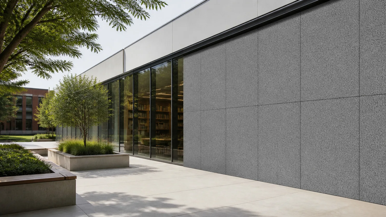 Black Graphite Dense Micro-Speckled Sintered Stone Slab for Exterior Walls thumbnail 4