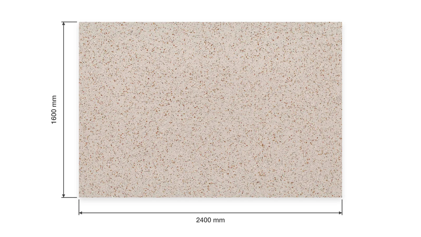 Rose  Blush Beige Fine Aggregate Sintered Stone Slab for Catering Spaces thumbnail 2