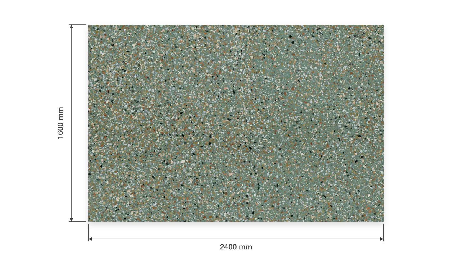 Green Teal Green Multicolor-Speckled Sintered Stone Slab for Catering Spaces thumbnail 2