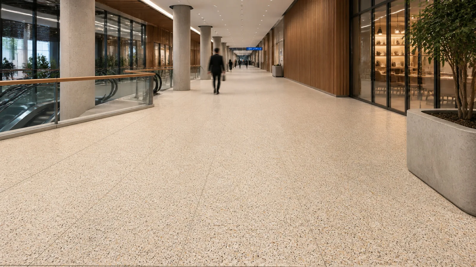 Beige Sandstone Beige Fine Multicolor-Speckled Sintered Stone Slab for Floors and Stairs thumbnail 5