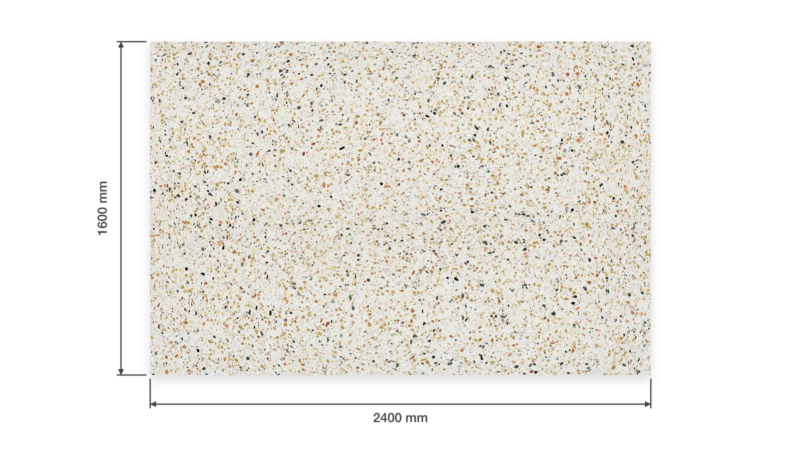 Beige Cream Fine Multicolor-Chip Sintered Stone Slab for Catering Spaces thumbnail 2