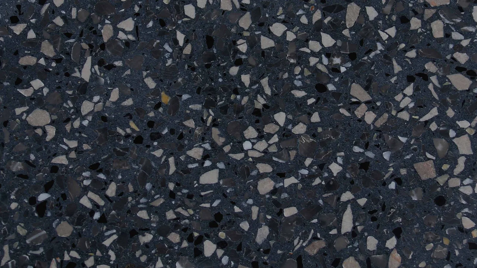 Blue Midnight Blue Large Stone-Chip Sintered Stone Slab for Online Celebrity Stores