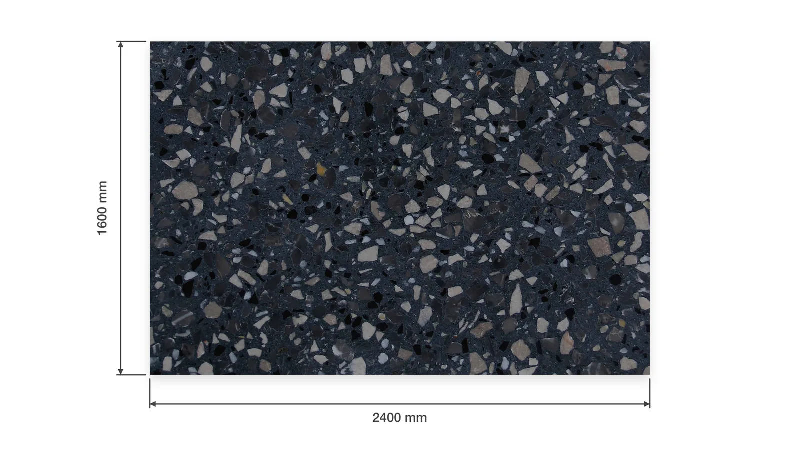 Blue Midnight Blue Large Stone-Chip Sintered Stone Slab for Online Celebrity Stores thumbnail 2