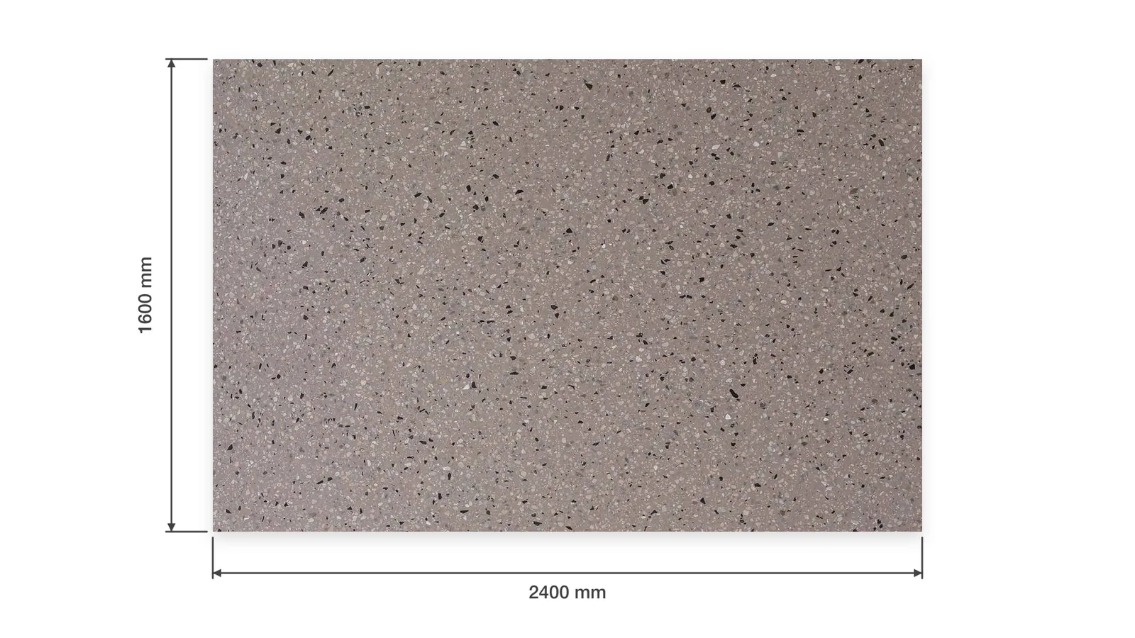 Lilac Dusty Mauve Fine Dark-Speckled Sintered Stone Slab for Furniture Countertops thumbnail 2
