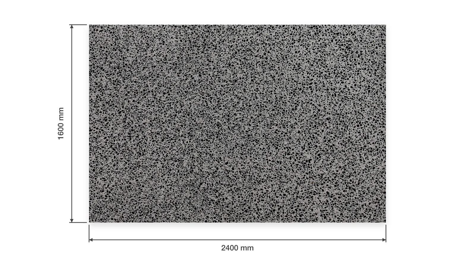 Grey Granite Gray Dense Black-Speckled Sintered Stone Slab for Floors and Stairs thumbnail 2