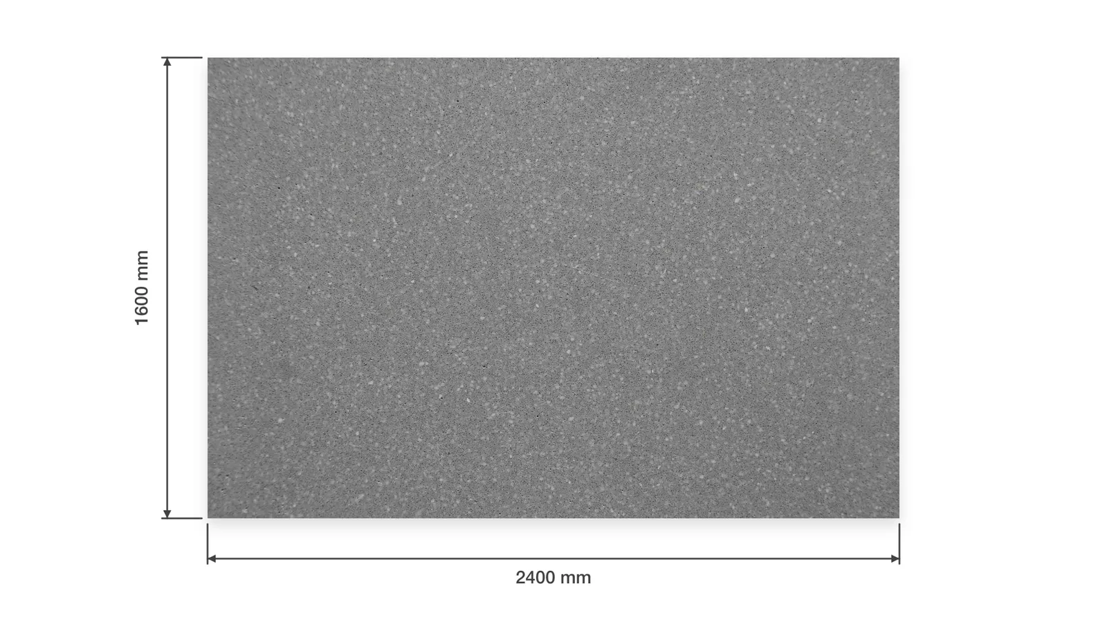Black Charcoal Gray Subtle Fine-Grain Sintered Stone Slab for Exterior Walls thumbnail 2