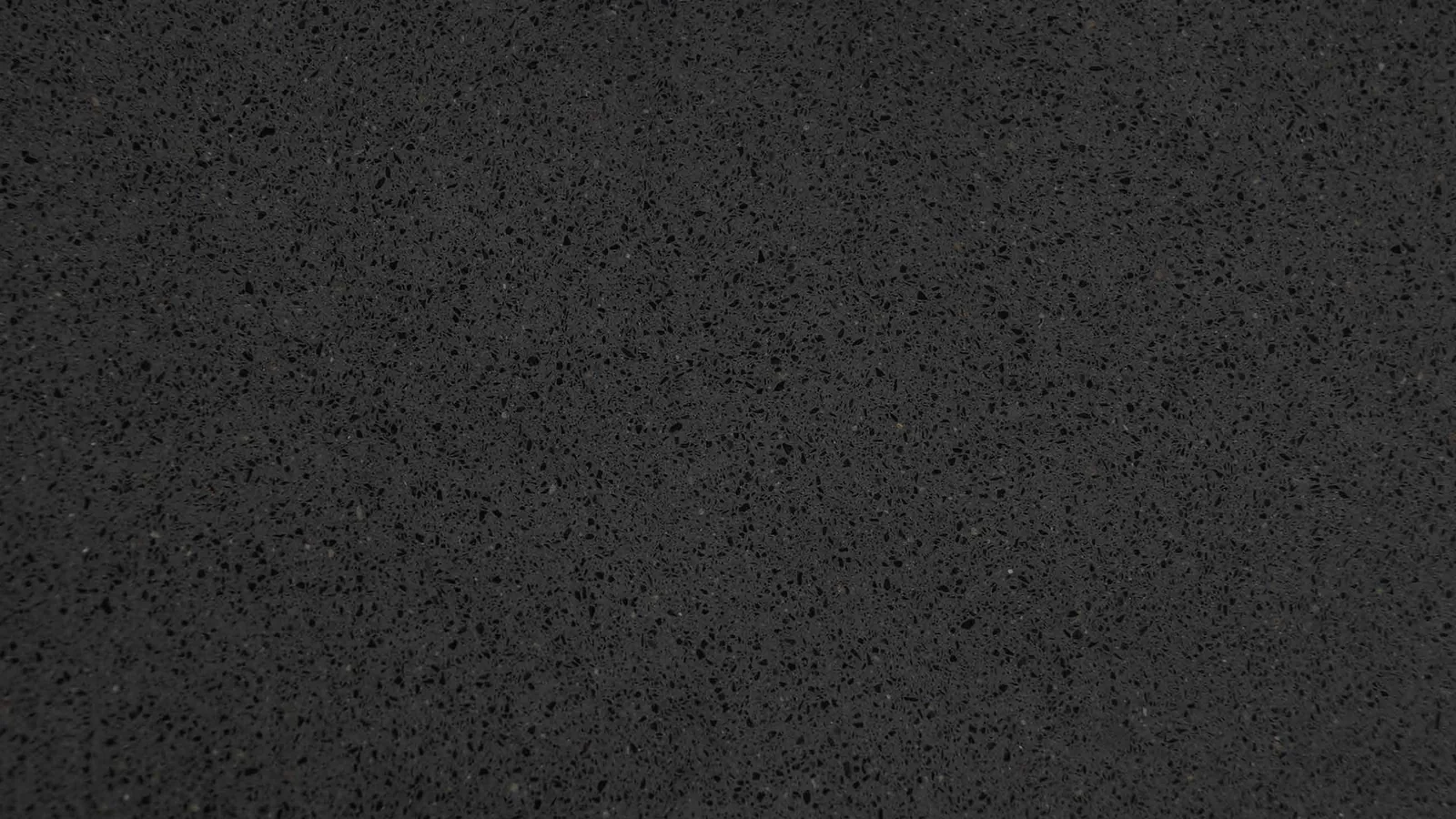 Black Matte Black Fine Dark-Speckled Sintered Stone Slab for Shelves and Consoles