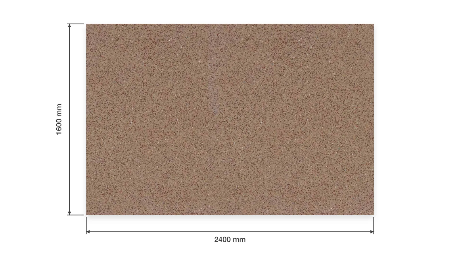 Brown Cocoa Brown Fine-Speckled Sintered Stone Slab for Catering Spaces thumbnail 2