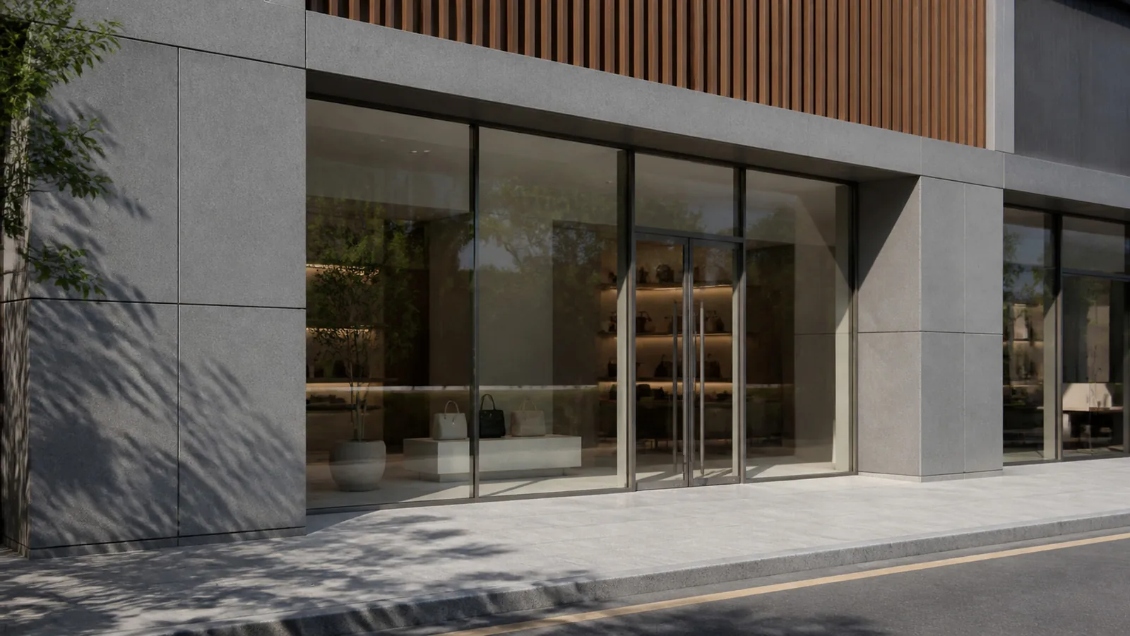 Grey  Concrete Gray Soft-Mottled Sintered Stone Slab for Exterior Walls thumbnail 5