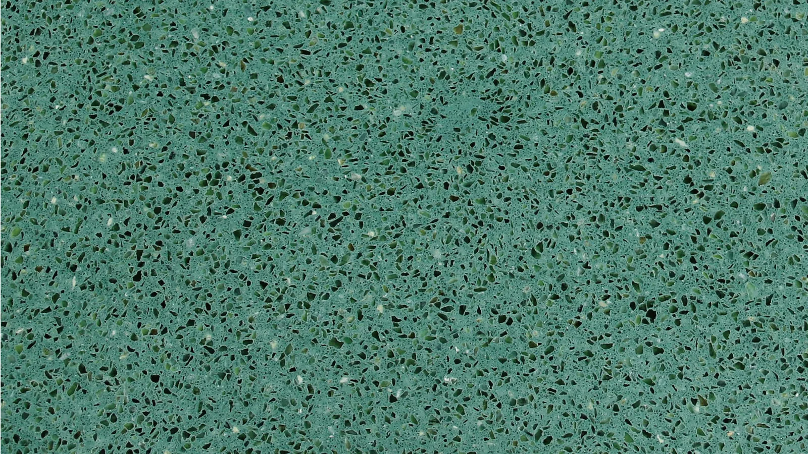 Green Turquoise Dense Black-Speckled Sintered Stone Slab for Online Celebrity Stores