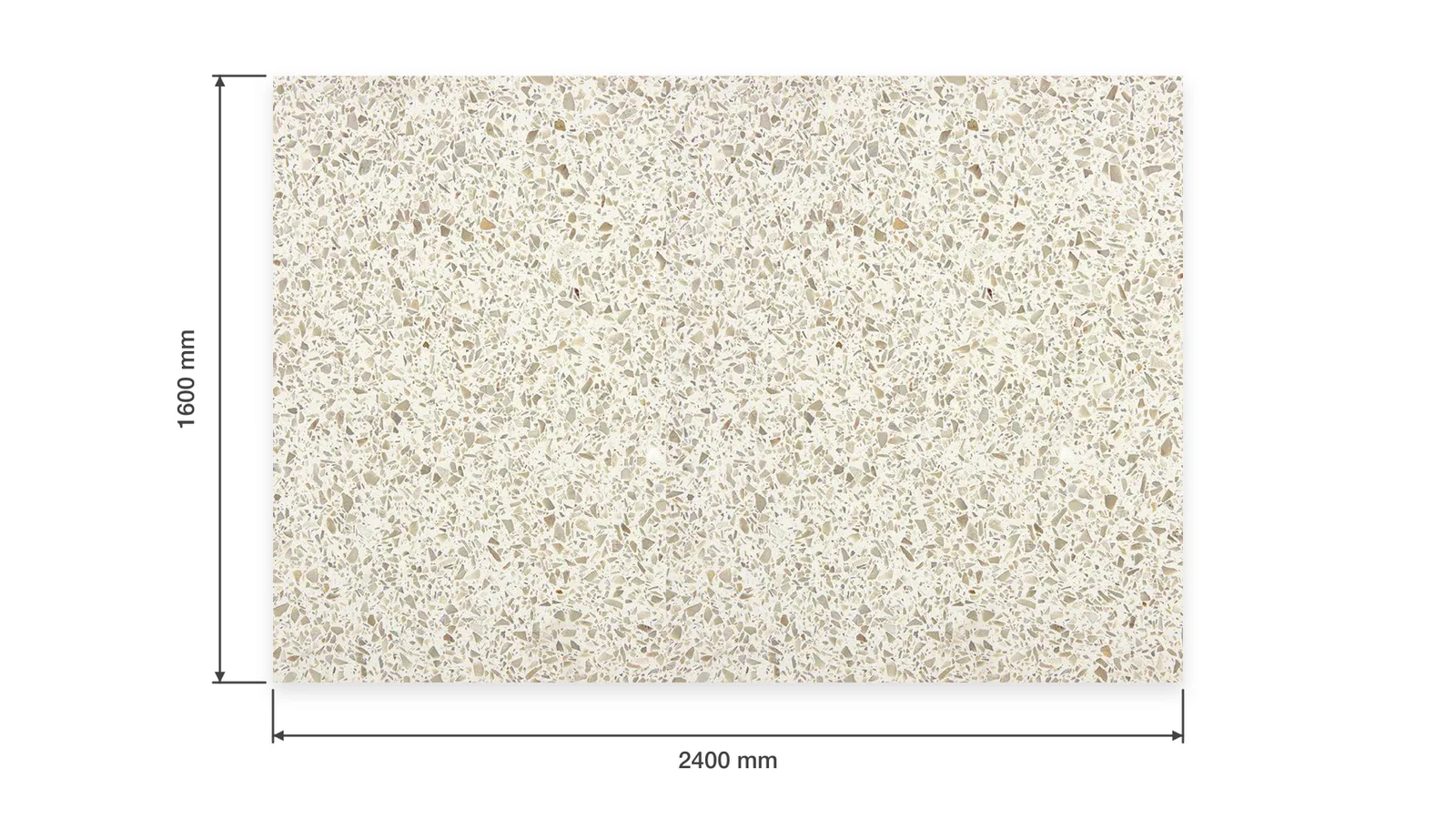 Ivory Dense Beige-Chip Sintered Stone Slab for Furniture Countertops thumbnail 2