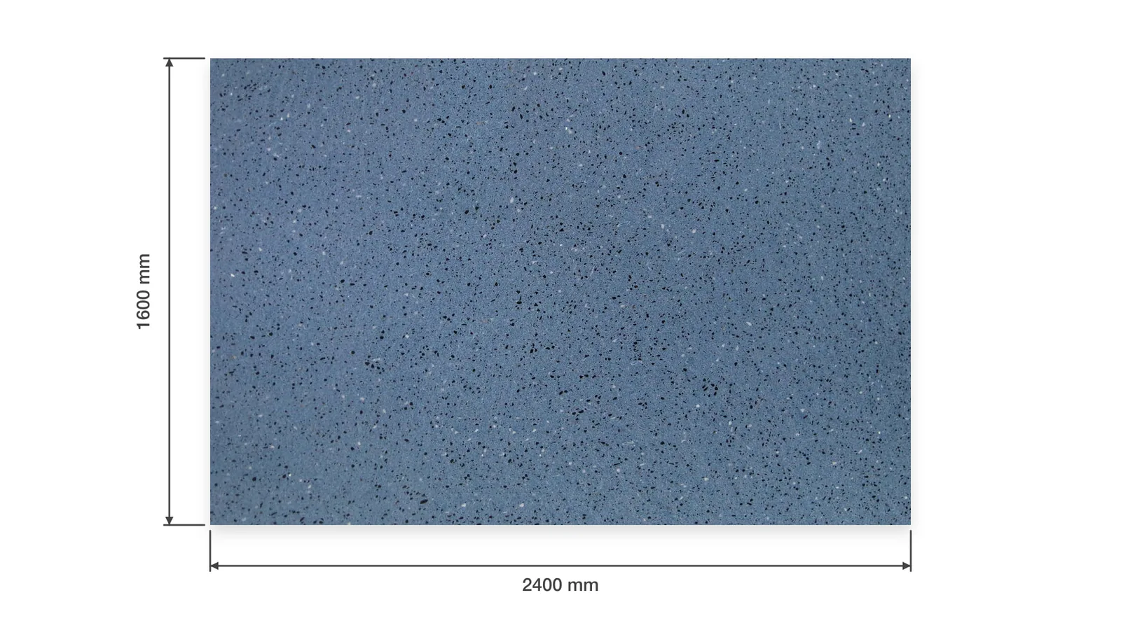 Ocean Blue Fine Dark-Speckled Sintered Stone Slab for Business Spaces thumbnail 2