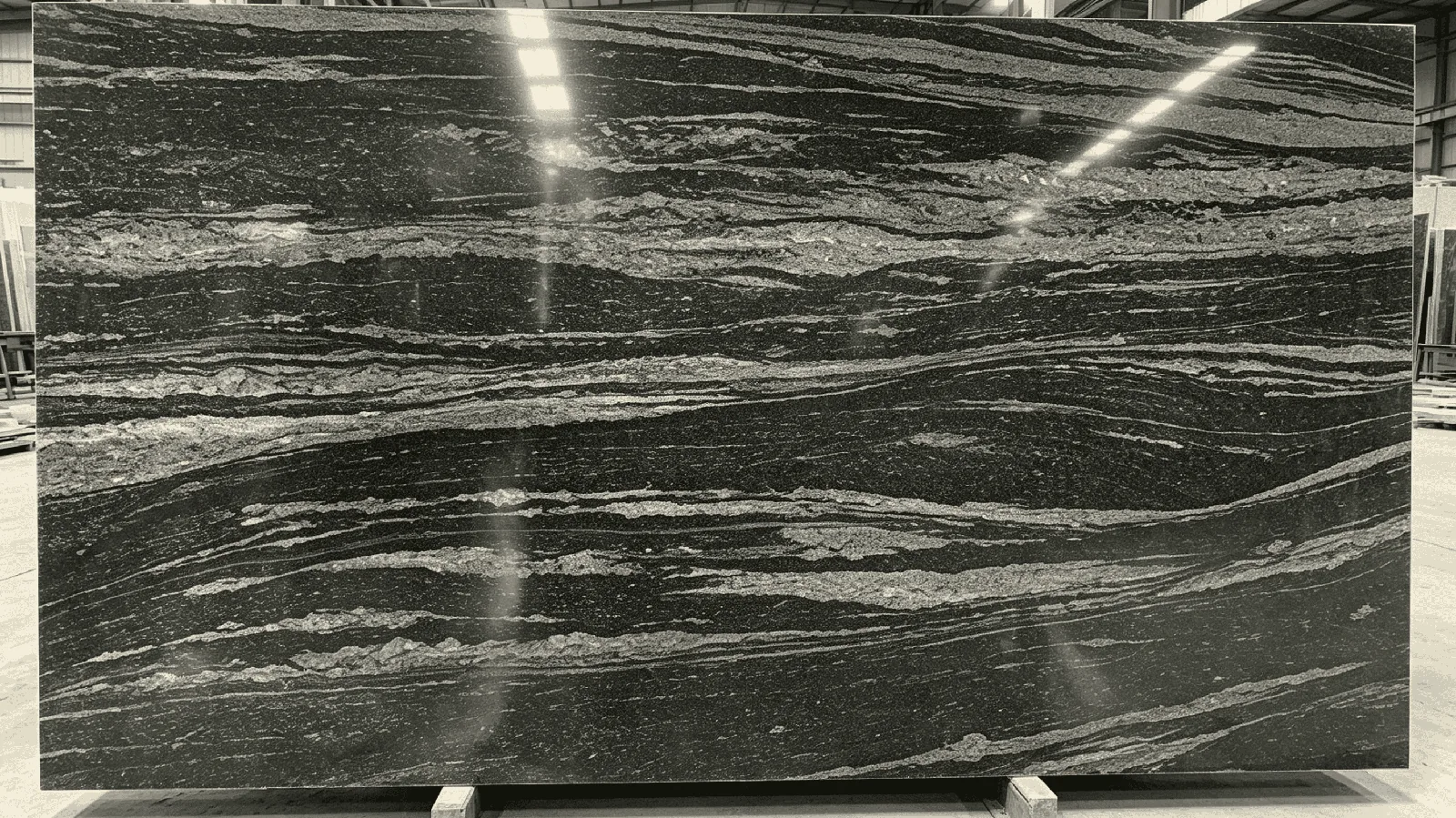 Aqua Blue Granite Slabs and Slabs for Wall Cladding, Flooring, Countertop thumbnail 2