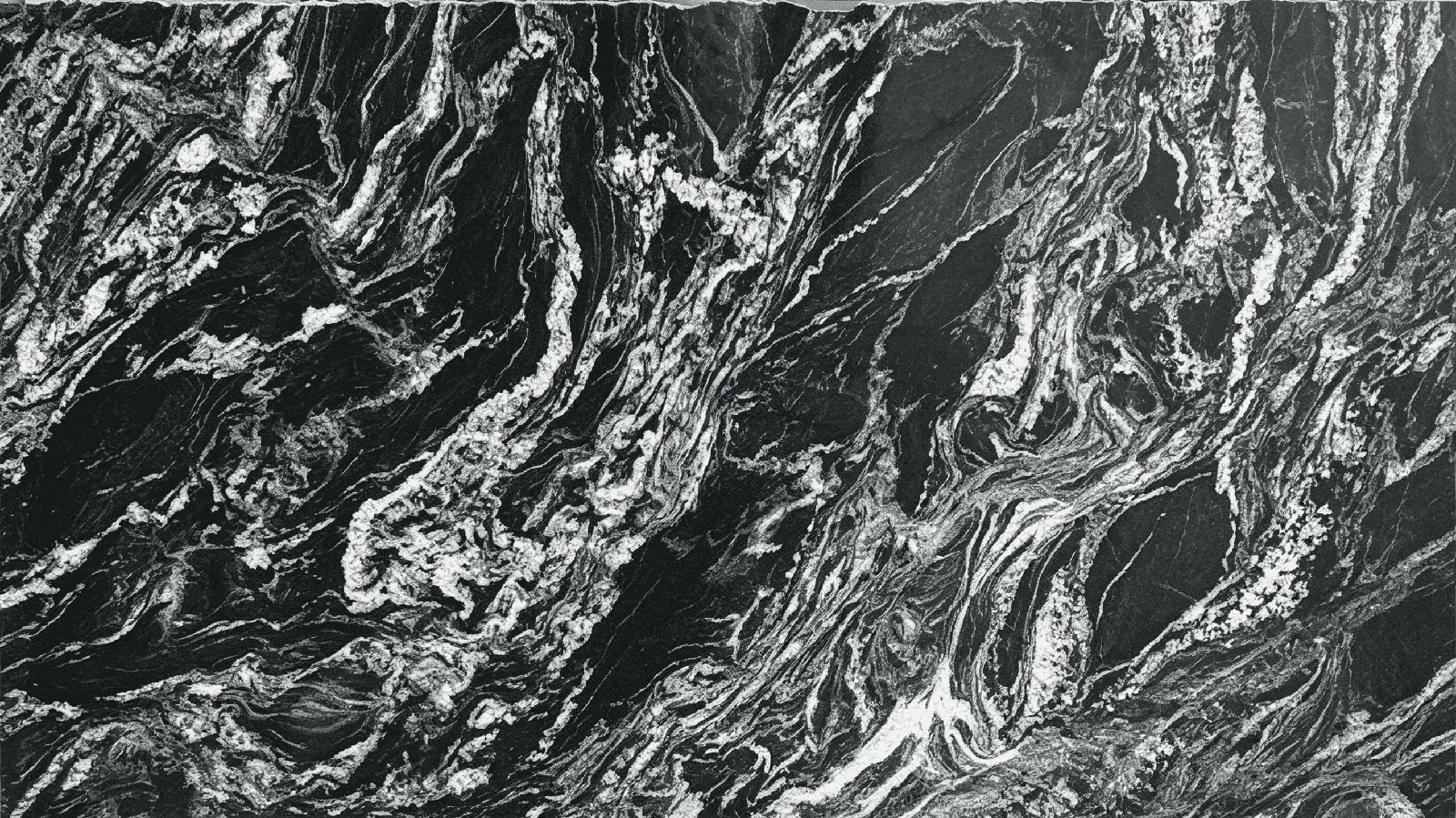 Black Silver‑Wave Granite  Slab for Countertop, Wall Cladding, Flooring Tile thumbnail 2