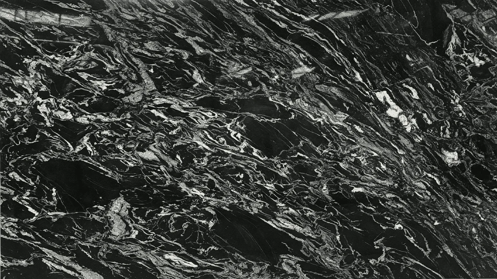 Black Silver‑Wave Granite  Slab for Countertop, Wall Cladding, Flooring Tile thumbnail 3