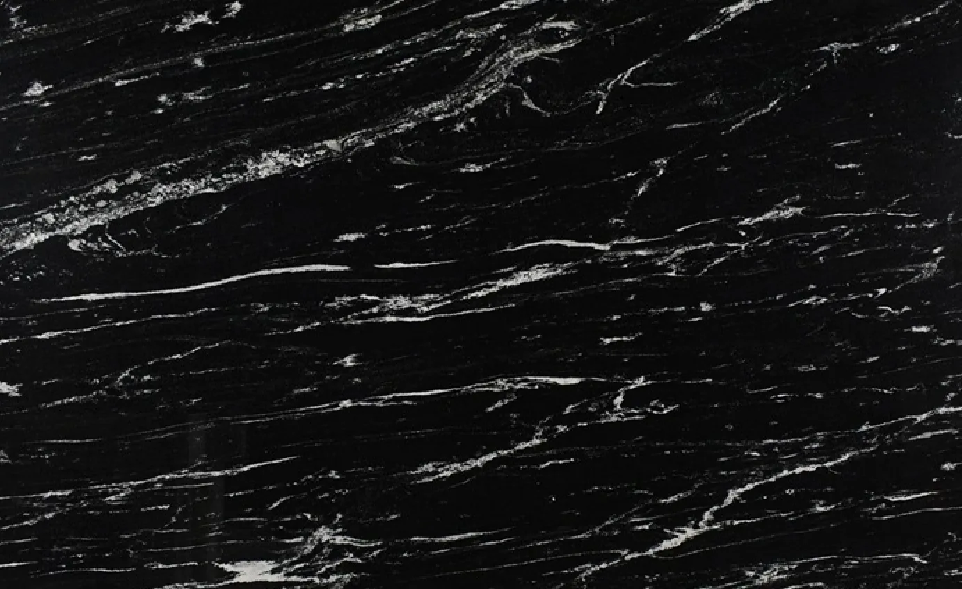 Via Lactea Black Granite Tiles For Dining Tops